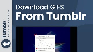 How to download gifs from Tumblr 2024 Easy Tricks [upl. by Freddie]