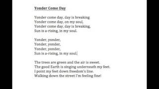 Yonder Come Day [upl. by Monty]