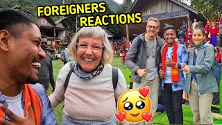 Taking Reactions From The Foreigners In Hornbill Festival 2023 🥰  Day 5 [upl. by Ettevi974]