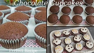 The perfect recipe for chocolate cupcakes  soft and moist chocolate cupcakes  cupcakes [upl. by Tally]