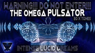 BE AWARE The Omega Pulsator  INTENSE BINAURAL BEATS  POWER X 20  Lucid Dreaming Meditation Music [upl. by Norrad]