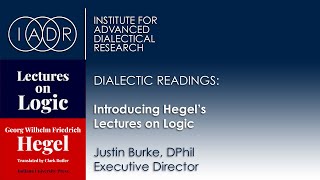 Introducing Hegels Lectures on Logic [upl. by Sehguh]