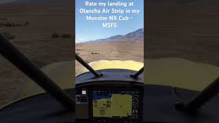 Landing in Olancha California part 2 aviation hawklandings msfs2020 landing msflightsimulator [upl. by Siloa]