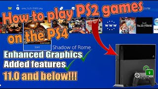 How to play PS2 games on PS4 110 and below [upl. by Quiteri]