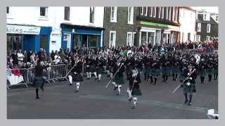 Kirkcudbright Tattoo 2014 The Pipe Bands [upl. by Severn640]