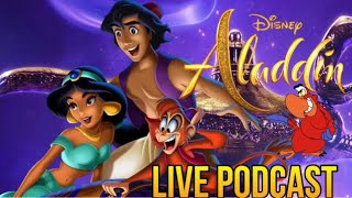 Aladdin live audio podcast promo [upl. by Ahcorb]