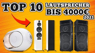 Die besten Lautsprecher bis 4000 Euro 🔊 Lautsprecher Test 2021 Top 10  Deutsch [upl. by Arrimat]