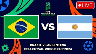 Argentina vs Brazil  FIFA Futsal World Cup 2024 Final [upl. by Damalas]