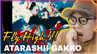 ATARASHII GAKKO  Fly High Official Music Video Reaction [upl. by Netsrijk77]