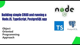 Building simple CRUD and running a Node JS TypeScript PostgreSQL [upl. by Allesor]