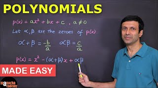 Polynomials Class 10 [upl. by Soulier]