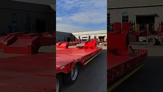 Tri Axle Flatbed Container Chassis Truck Semi Trailer Customization trailer [upl. by Livingston575]