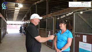 CC with Sara Famularo at the NZB Standardbred Yearling Sale at Christchurch [upl. by Hinch]