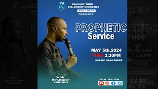 PROPHETIC SERVICE With Rev Espoir SERUGO  05  05  2024 [upl. by Eidob]