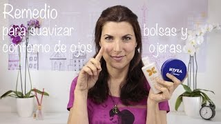 Contorno de ojos casero eliminar bolsas y ojeras [upl. by Ahsats476]