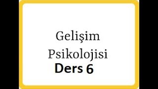 Gelişim Psikolojisi Salih Yıldırım Ders 6  PİAGET 3 video [upl. by Heigl]