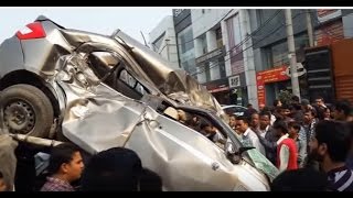 kirti nagar road accident 16 year young killed near kotak mahindra bank [upl. by Assyn]