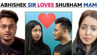 Abhishek sir loves Shubham mam  Shorts  Abhishek sir vedantu funny moments  vedantu 9 and 10 [upl. by Ulita]