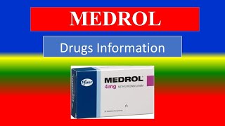 MEDROL   Generic Name  Brand Names How to use Precautions Side Effects [upl. by Evets]