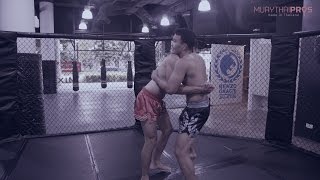 Muay Thai Clinching Tip How to Defend Against a Body Lock in the Clinch [upl. by Polinski]