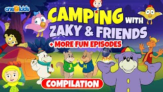 Zaky amp Friends 60 Minute Compilation  Islamic Cartoons amp Songs For Kids [upl. by Haggai]