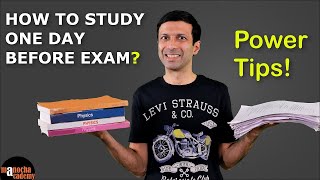 How to Study 1 Day Before Exam [upl. by Yelssew]