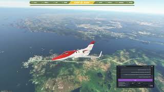 HondaJet take off from CYZF Yellowknife Airport Canada ft beyondatc [upl. by Niwroc]