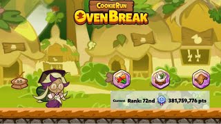 Cookie Run Ovenrbeak  Bellflower Cookie Trial Top 5 381M [upl. by Larrisa848]