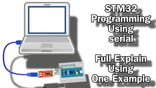 STM32 programming using USB to TTL Converter [upl. by Nauq160]