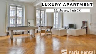 Furnished apartment for rent 3 bedrooms Maubeuge  Trudaine Paris 9th  PARISRENTAL  REF 58154 [upl. by Willie]