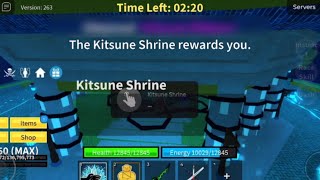 Ez Kitsune Shrine Blox Fruits [upl. by Jarin]