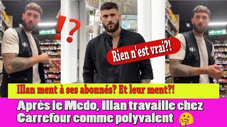 ILLAN TRAVAILLE MAINTENANT COMME EMPLOYÉ POLYVALENT CHEZ CARREFOUR SE MOQUE TIL DE SES FANS [upl. by Zoarah484]