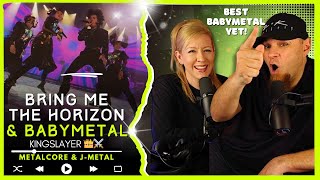 BRING ME THE HORIZON FT BABYMETAL quotKingslayerquot  Live  NexFest  Audio Engineer amp Wifey React [upl. by Humo]