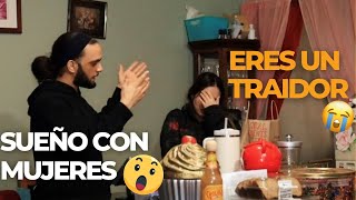 BROMA A MI ESPOSA SUEÑO con MUJERES haciendo EL DELICIOSO😱😱 ASI REACCIONA yeumorel bromas [upl. by Sheehan]