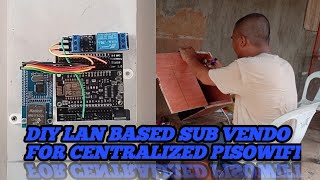 DIY LAN BASED SUB VENDO Para sa CENTRALIZED PISOWIFI With WIFI5SOFT POWER [upl. by Navar]