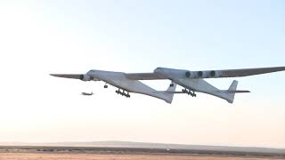 Stratolaunch First Flight – Scaled Composites Chase Video [upl. by Saberhagen]