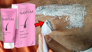 How To Use Namyaa Hair Removal Cream  Namyaa Hair Removal Cream Review [upl. by Kimber413]