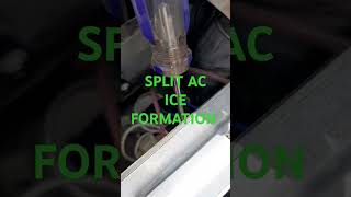 Split ac ice formation in hindi howtoservicesplitairconditionerathome splitac airconditioning [upl. by Vola]