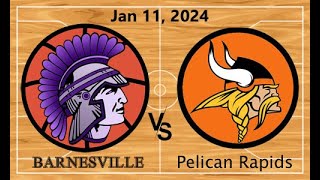 Barnesville Boys vs Pelican Rapids [upl. by Attennaej]