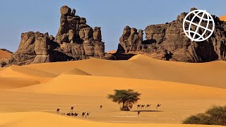 Amazing SAHARA Tassili nAjjer Algeria Amazing Places 4K [upl. by Notselrahc]