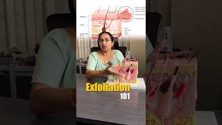 Exfoliation For Face amp Skin  How To Do Exfoliation On The Face shorts [upl. by Lam]