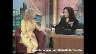 Bette Midler  The 500th Rosie ODonnell Show  Part 1 [upl. by Accem]