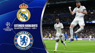 Real Madrid vs Chelsea Extended Highlights  UCL QuarterFinals  Leg 1  CBS Sports Golazo [upl. by Jeminah]