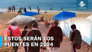 ¿Cuándo será el primer puente vacacional de 2024 [upl. by Amrita]