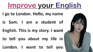 I go to London  Learn English Through Story Level 2  Graded Reader  Improve Your English [upl. by Niamor]