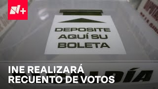 INE hará recuento voto por voto en 60  de casillas instaladas el 2 de junio  En Punto [upl. by Killie]