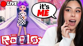 Playing Dress To Impress But I Dress As ME  Roblox Live [upl. by Anuahsal]