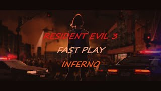 resident evil 3 remake fast play inferno [upl. by Battista]