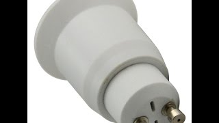 Adaptador Soquete Bocal Lâmpada Gu10 Para E27  Dicroica Led [upl. by Aley]