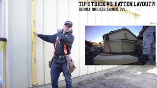 5 Tips amp Tricks Installing Board amp Batten Siding [upl. by Drawe947]